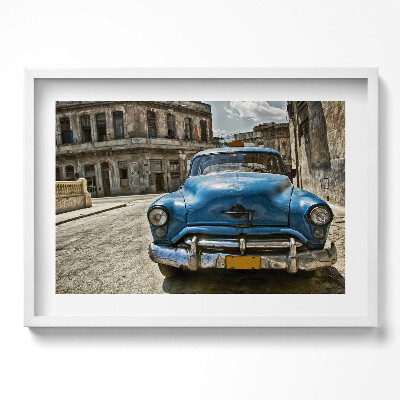 Obraz w ramie Klasyczny zabytkowy samochód