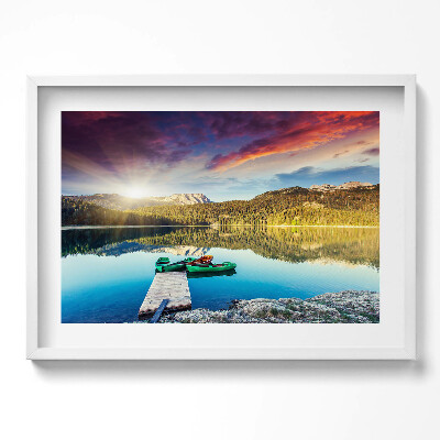 Obraz w ramie Krajobraz rzeki