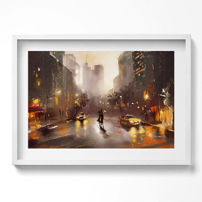 Obraz w ramie Widok ulicy Nowego Jorku