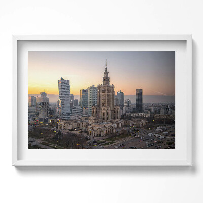 Obraz w ramie Pałac kultury i nauki Warszawa