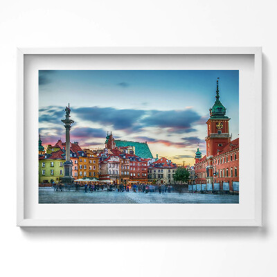 Obraz w ramie Zamek Stare Miasto w Warszawie