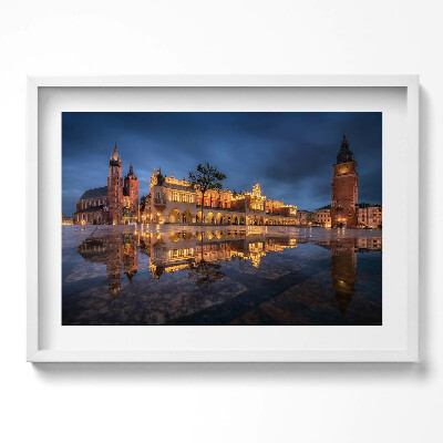 Obraz w ramie Kraków Rynek Sukiennice