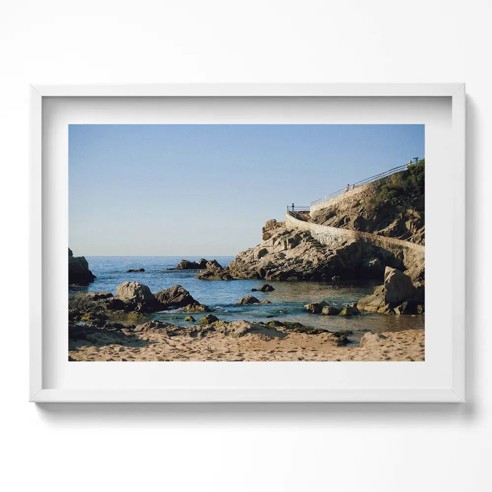 Obraz w ramie Plaża na Costa Brava