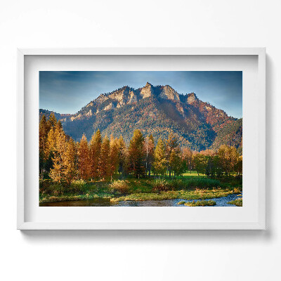 Obraz w ramie Szczyt gór Trzy Korony