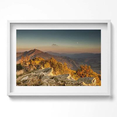 Obraz w ramie Góry Bieszczady