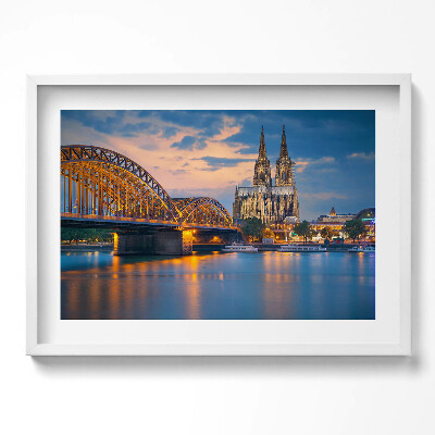 Obraz w ramie Widok na ratusz