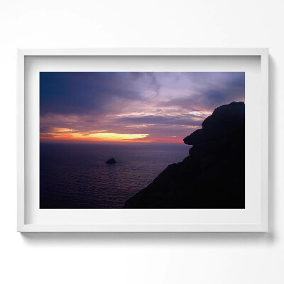 Obraz w ramie Kamienna głowa