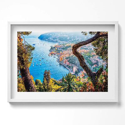 Obraz w ramie Wieś Villefranche-sur-Mer