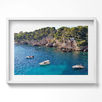 Obraz w ramie Krajobraz w Cap dAntibes