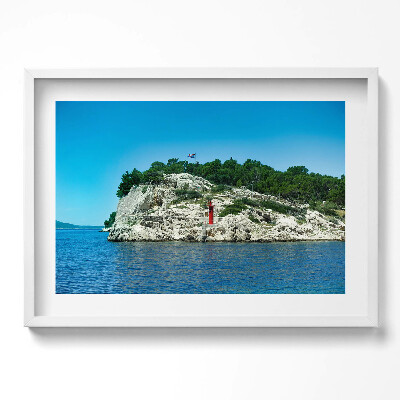 Obraz w ramie Trasa widokowa Split Chorwacja