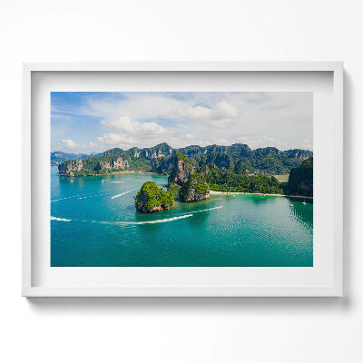 Obraz w ramie Wyspa w Tajlandii