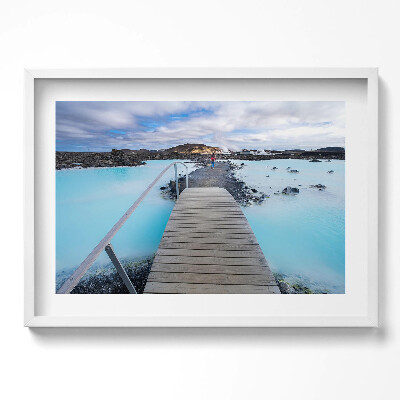 Obraz w ramie Atrakcja na Islandii