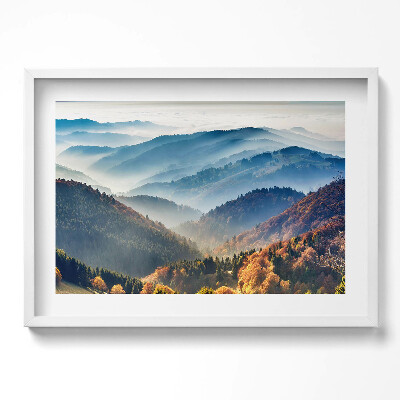 Obraz w ramie Krajobraz górski