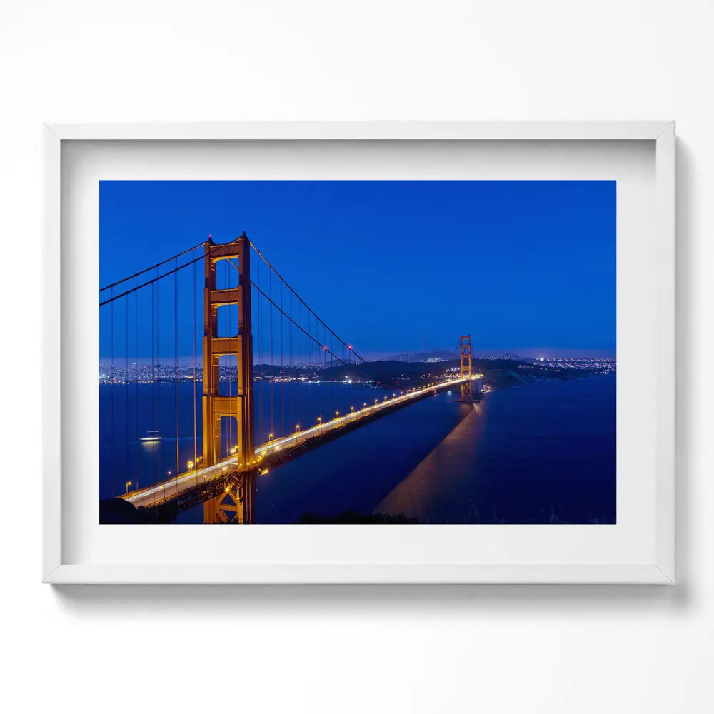 Obraz w ramie Widok na most Golden Gate