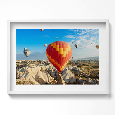 Obraz w ramie Lecące balony