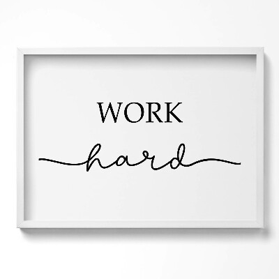 Obraz w ramie Motywacyjny napis 