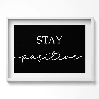 Obraz w ramie Motywacyjny napis 