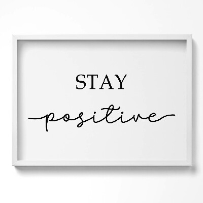Obraz w ramie Motywacyjny napis 