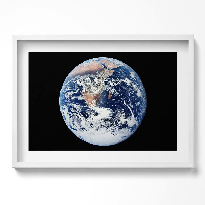 Obraz w ramie Ziemia widziana z kosmosu
