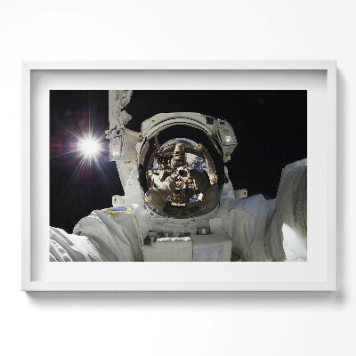 Obraz w ramie Astronauta w kosmosie NASA