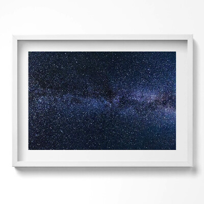 Obraz w ramie Zdjęcie kosmosu i gwiazd