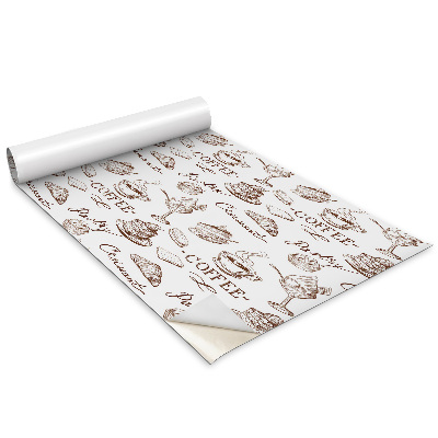 Samoprzylepna okleina Kawa Ciastka Lody