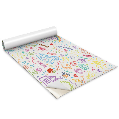 Samoprzylepna okleina Dziecięce rysunki