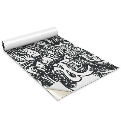 Samoprzylepna okleina Czaszki i Klauny