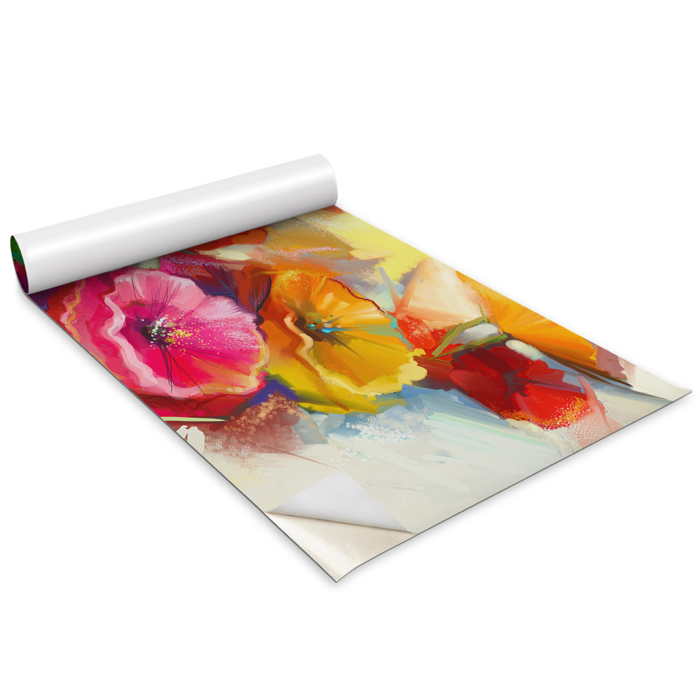 Okleina meblowa Kolorowe kwiaty