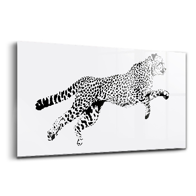 Obraz na szkle Sylwetka pantery