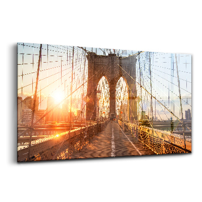Obraz na szkle Most brookliński NYC