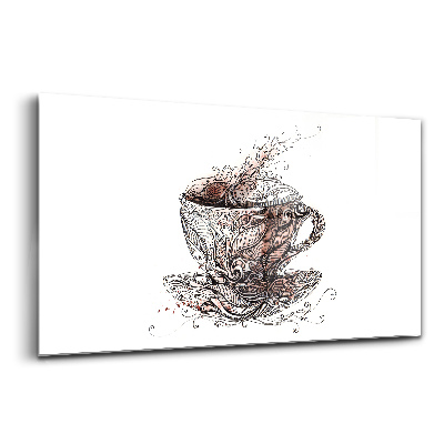 Obraz na szkle Filiżanka kawy