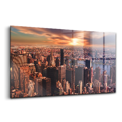 Obraz na szkle Panorama miasta Nowy Jork