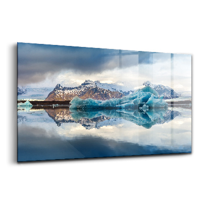 Obraz szklany Jezioro Jokulsarlon Islandia