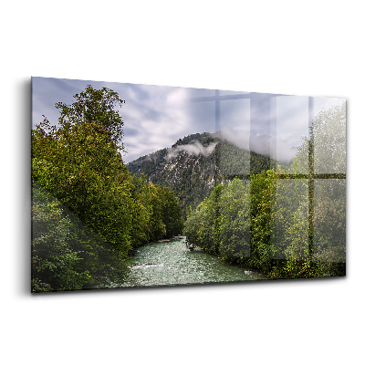 Obraz szklany Krajobraz gór Niemcy