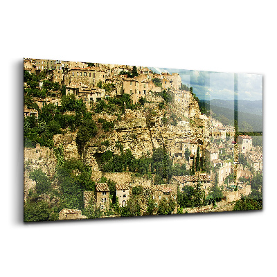 Obraz szklany Zamek prowansja we Francji