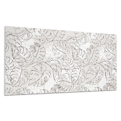 Panel ścienny Wzór liści w linii