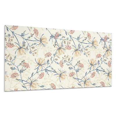 Płyta pcv na ścianę Kwiatowy wzór na tle