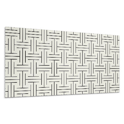Panel ścienny Wzór geometryczny w kratkę