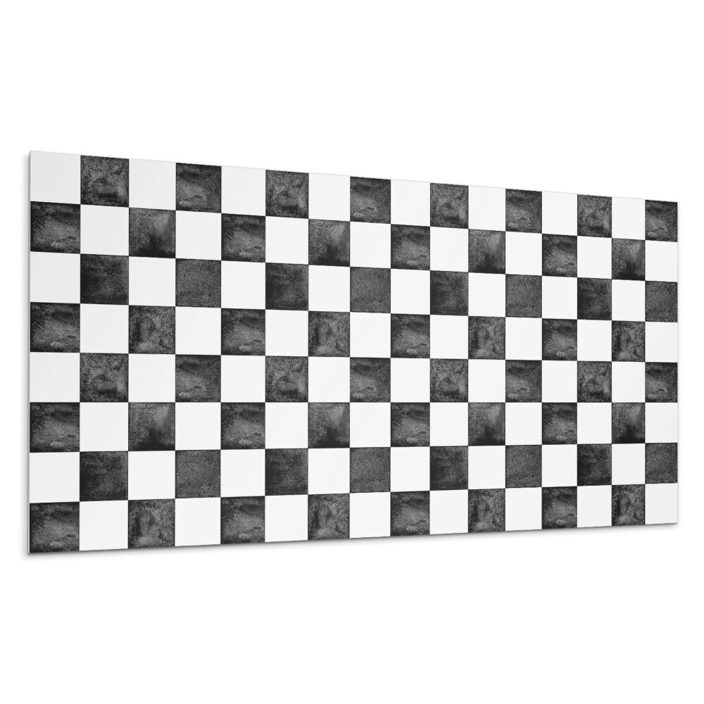 Panel na ścianę Wzór szachownicy z teksturą
