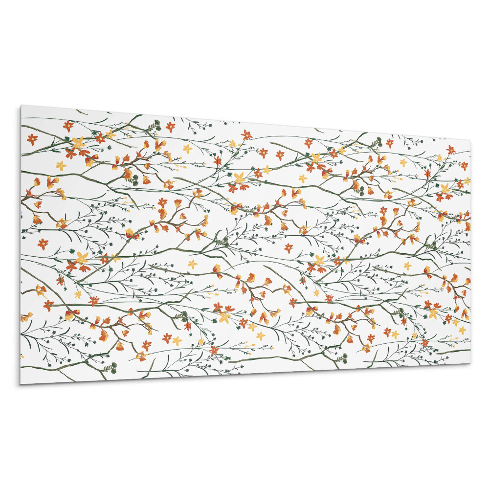 Panel ścienny Kwiatowy wzór na tle