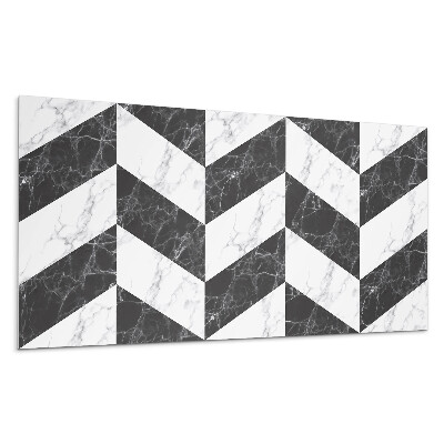 Płyta pcv na ścianę Wzór w jodełkę marmurową