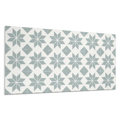 Płyta na ścianę Geometryczne wzory kwiatowe