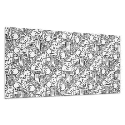 Płyta na ścianę Wzór z klasycznymi rzeźbami