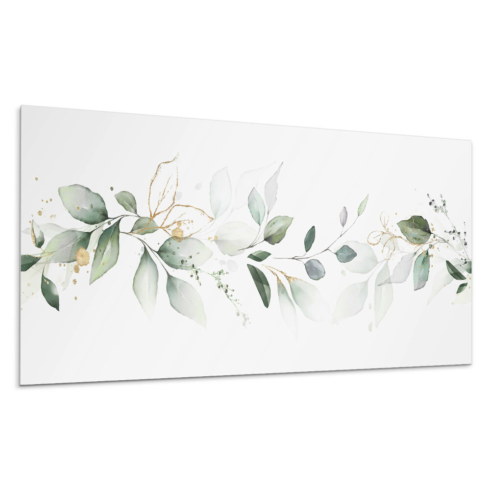 Płyta pcv na ścianę Liście i delikatne akcenty