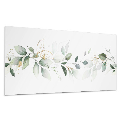 Płyta pcv na ścianę Liście i delikatne akcenty