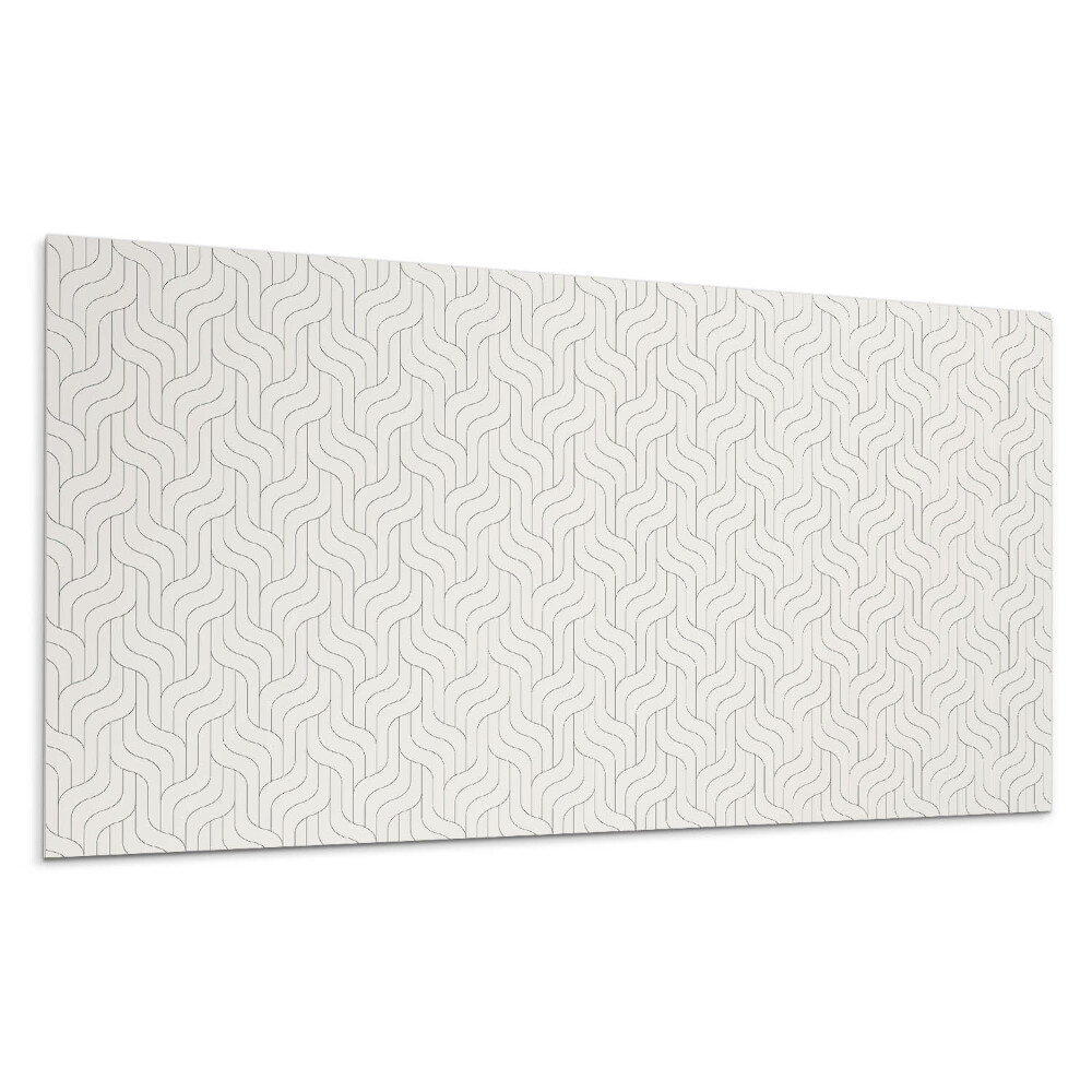 Panel na ścianę Fale w geometrycznym układzie