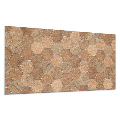 Płyta na ścianę Wzór heksagonalnych płytek