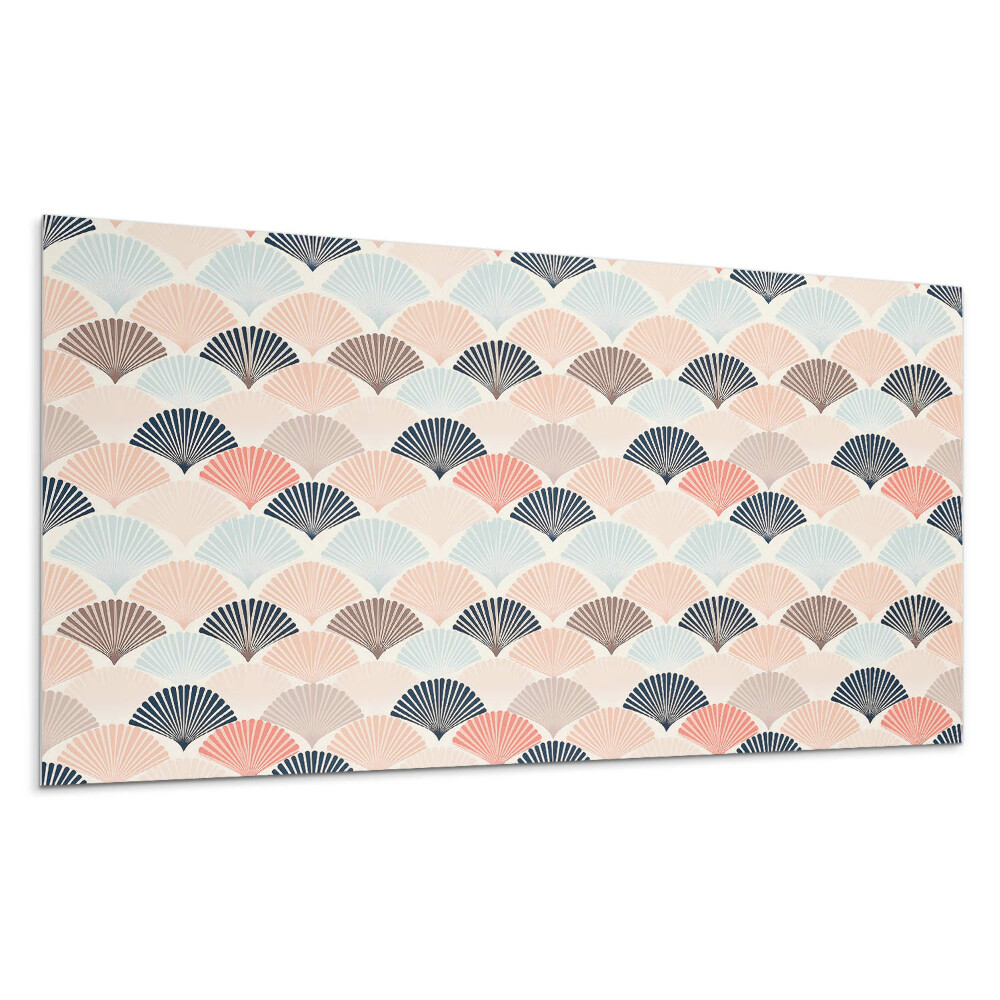 Panel pcv Wzór wachlarzy w falach