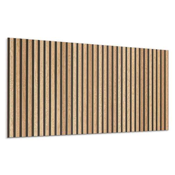 Płyta na ścianę Deska z pionowymi wzorami